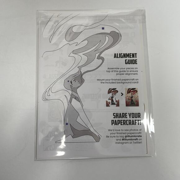 Illumicrate Paper Craft Kit The Poppy War Rosiethorns88 Blaze of Desire RF Kuang - Picture 3 of 3